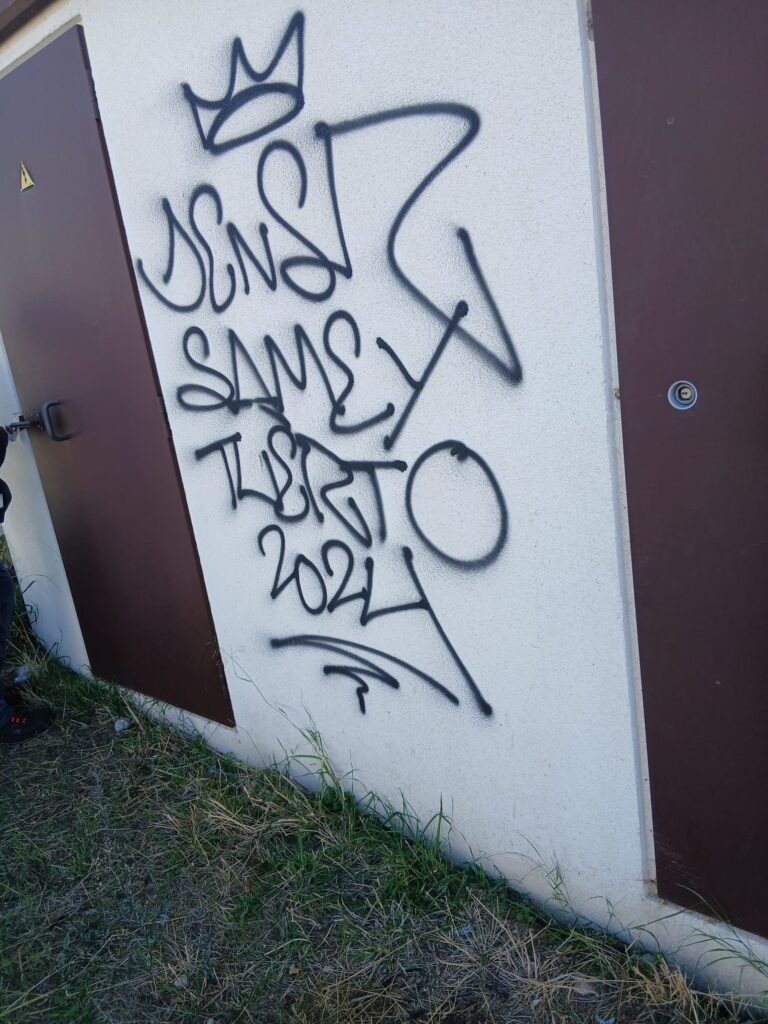 ¡Llama a Rodila Plus para la limpieza de graffitis!