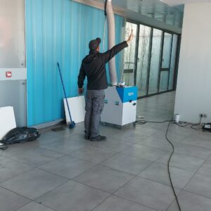 Labores de limpieza después de incendio realizadas por Rodila Plus