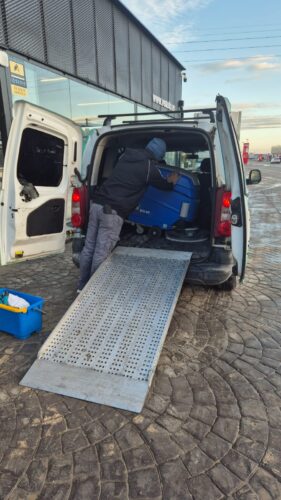 Limpieza tras inundaciones en Aragón