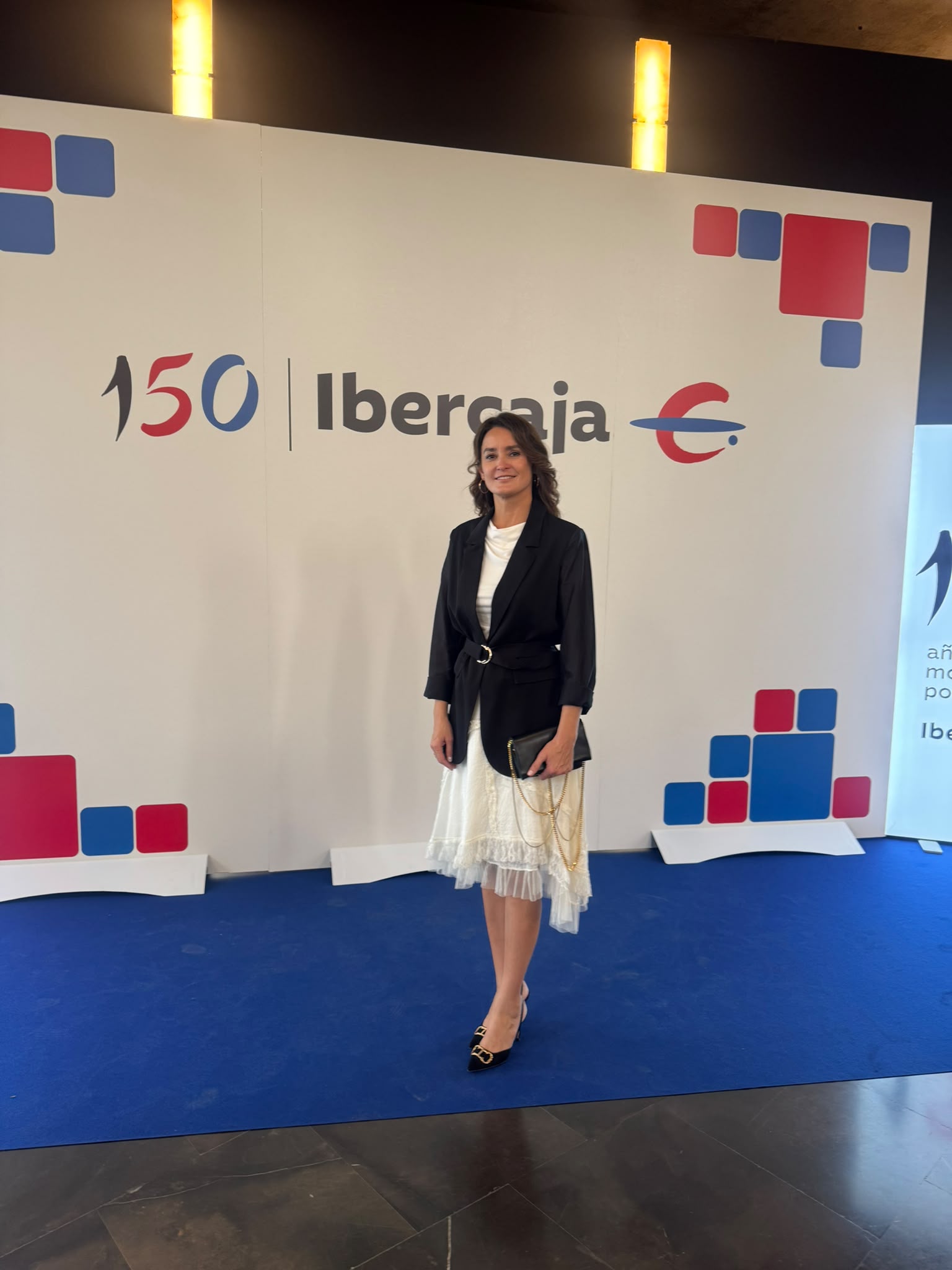 Lidia Rodila en la Gala del 150 aniversario de Ibercaja