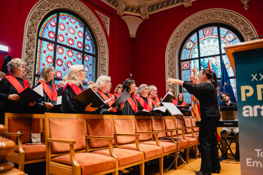 Gala de los Premios ARAME 2026, el Coro Aula Vocal San Ivo en acción