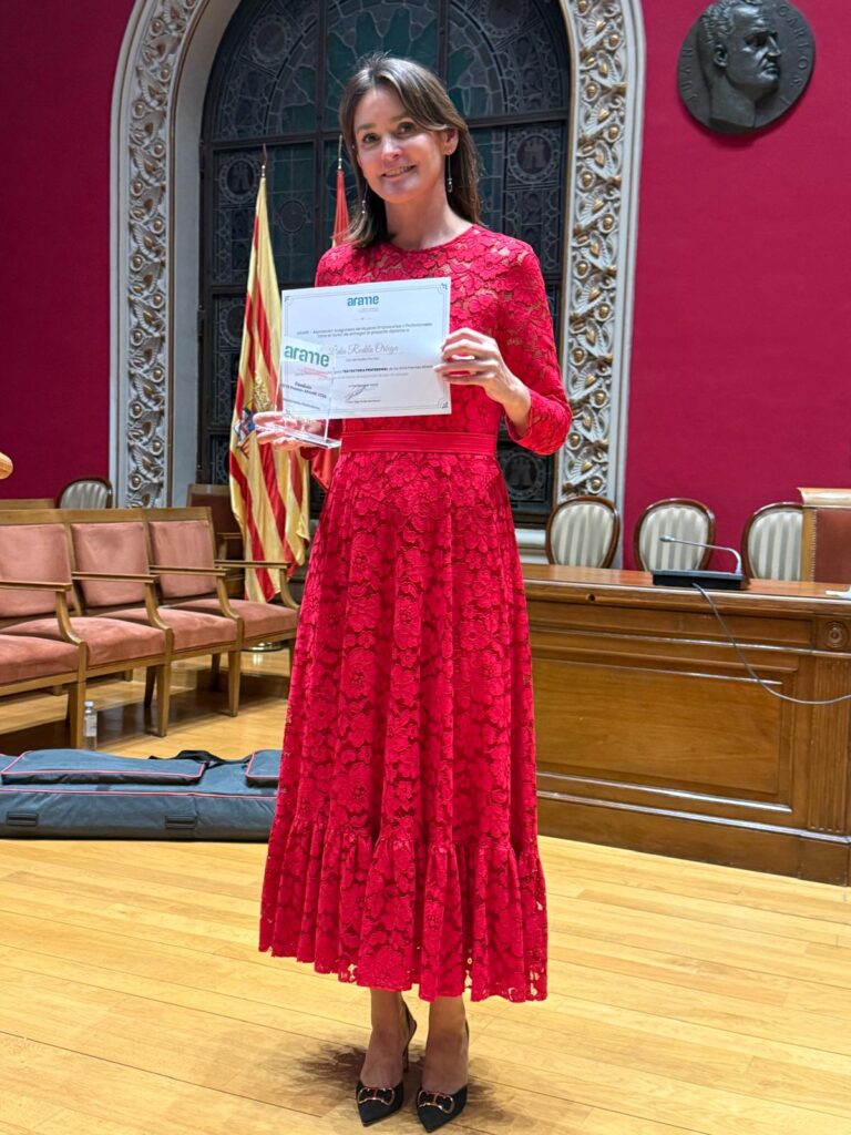 Gala de los Premios ARAME 2026, Lidia con su accésit como finalista